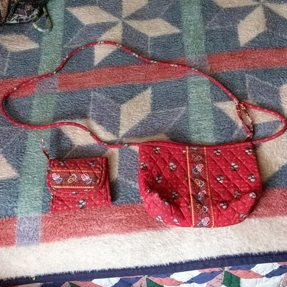 Vera bradley bag and wallet
